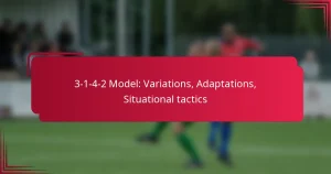 Read more about the article 3-1-4-2 Model: Variations, Adaptations, Situational tactics