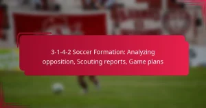 Read more about the article 3-1-4-2 Soccer Formation: Analyzing opposition, Scouting reports, Game plans