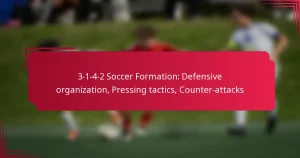 Read more about the article 3-1-4-2 Soccer Formation: Defensive organization, Pressing tactics, Counter-attacks