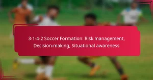 Read more about the article 3-1-4-2 Soccer Formation: Risk management, Decision-making, Situational awareness