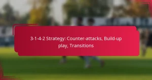 Read more about the article 3-1-4-2 Strategy: Counter-attacks, Build-up play, Transitions