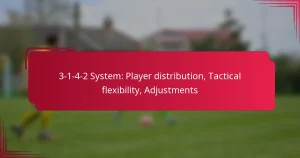Read more about the article 3-1-4-2 System: Player distribution, Tactical flexibility, Adjustments