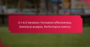 Read more about the article 3-1-4-2 Variation: Formation effectiveness, Statistical analysis, Performance metrics