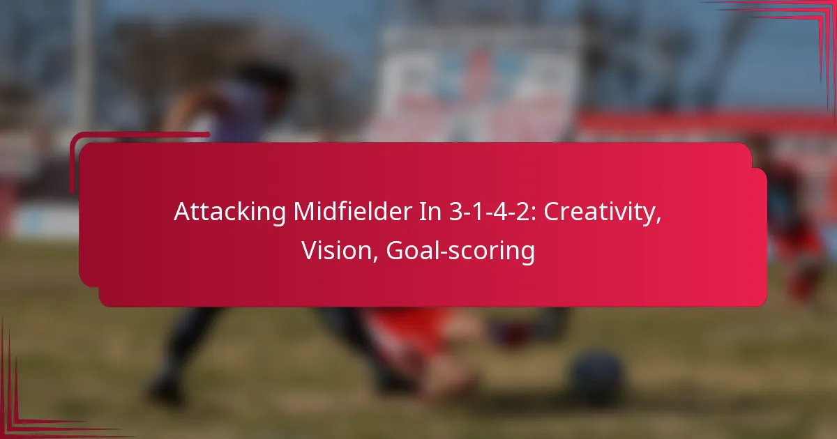 Read more about the article Attacking Midfielder In 3-1-4-2: Creativity, Vision, Goal-scoring