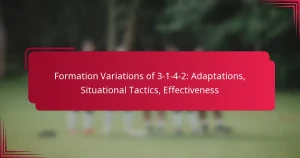Read more about the article Formation Variations of 3-1-4-2: Adaptations, Situational Tactics, Effectiveness