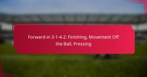 Read more about the article Forward in 3-1-4-2: Finishing, Movement Off the Ball, Pressing