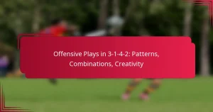 Read more about the article Offensive Plays in 3-1-4-2: Patterns, Combinations, Creativity