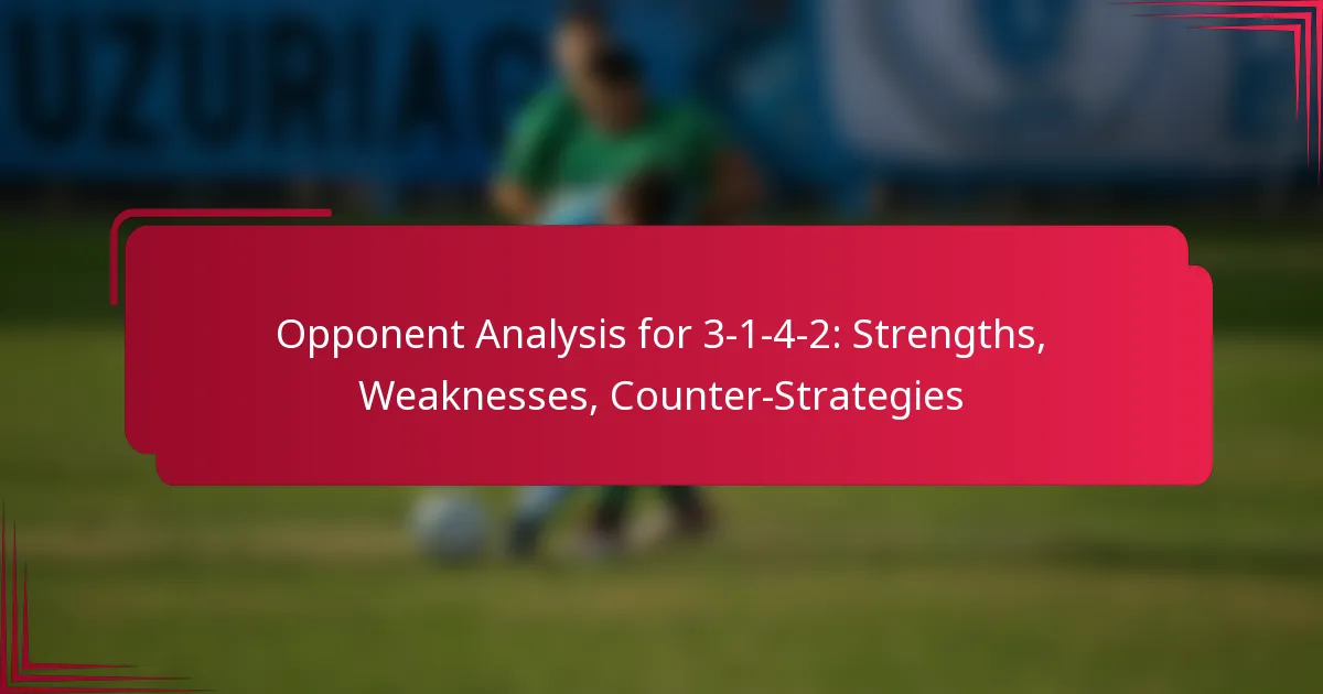 You are currently viewing Opponent Analysis for 3-1-4-2: Strengths, Weaknesses, Counter-Strategies