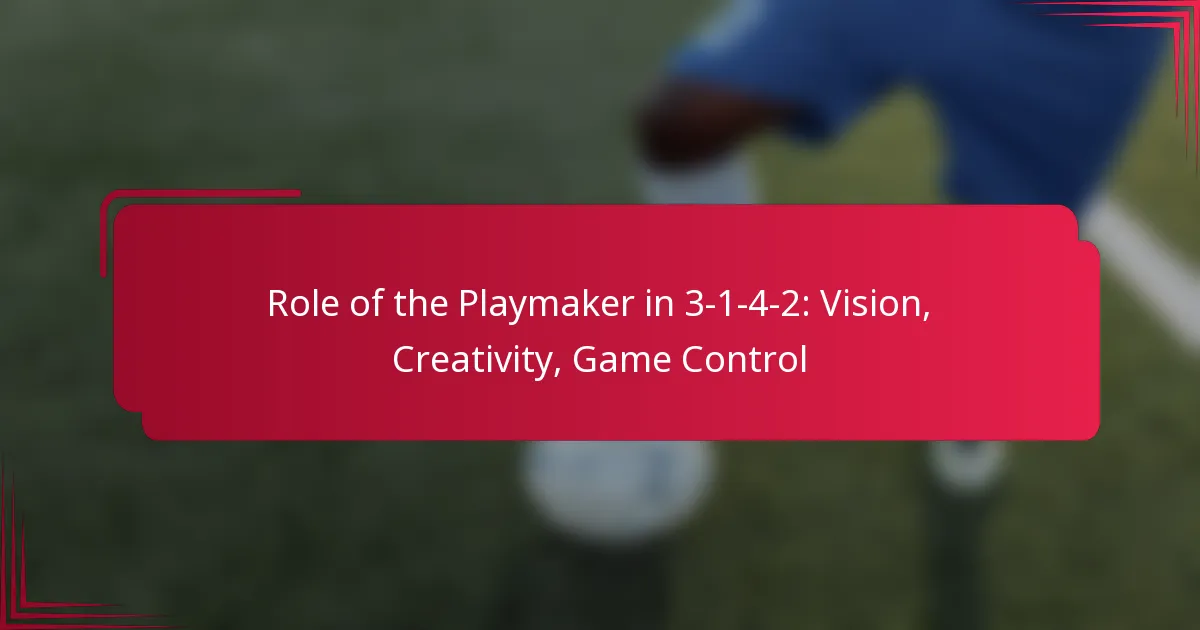 You are currently viewing Role of the Playmaker in 3-1-4-2: Vision, Creativity, Game Control