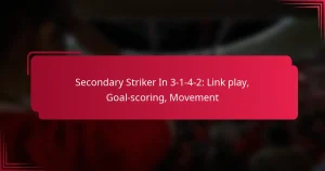 Read more about the article Secondary Striker In 3-1-4-2: Link play, Goal-scoring, Movement