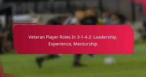 Read more about the article Veteran Player Roles In 3-1-4-2: Leadership, Experience, Mentorship
