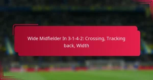 Read more about the article Wide Midfielder In 3-1-4-2: Crossing, Tracking back, Width